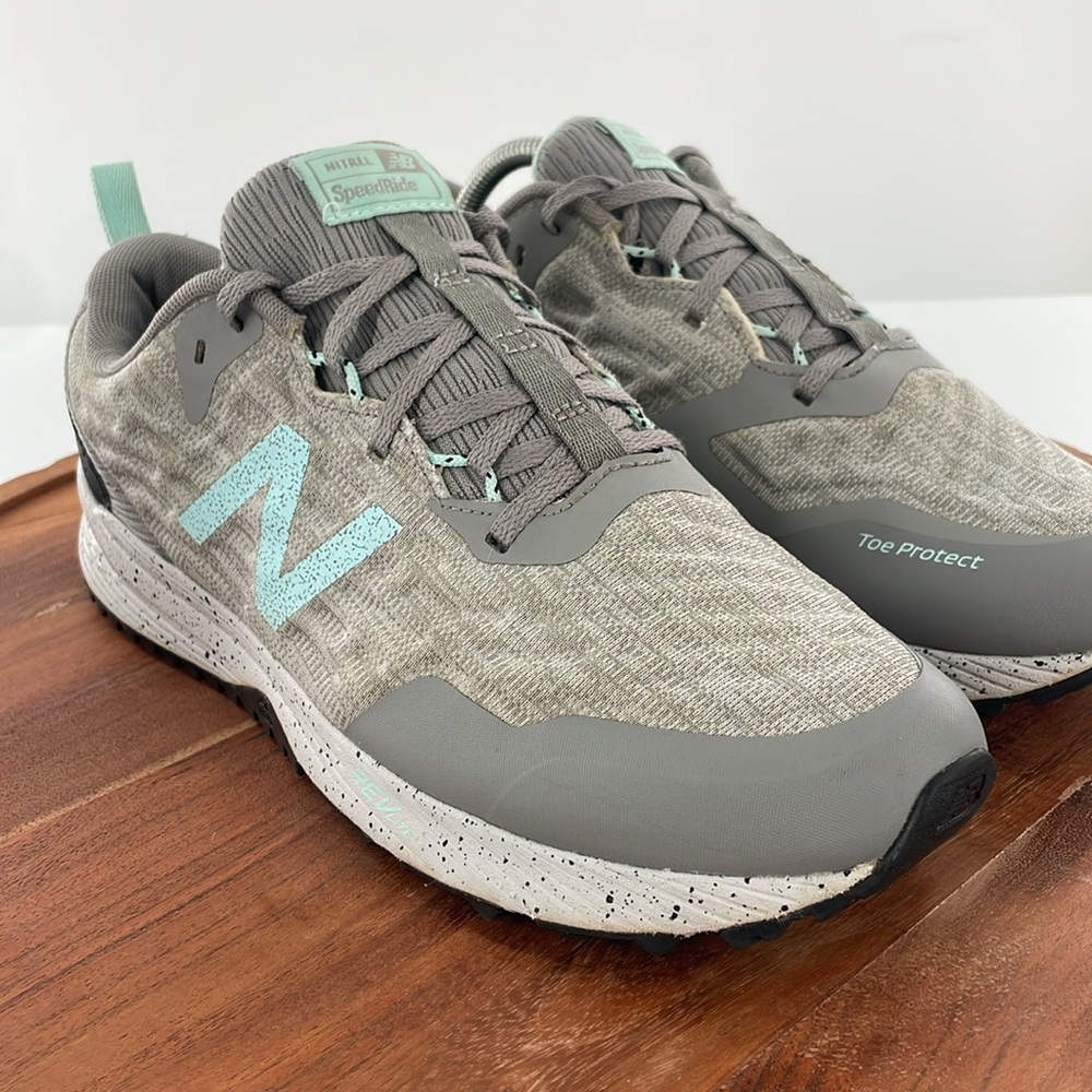 New Balance NITREL V3 Trail Sneakers Shoes Women's 11 Summer Fog Gray